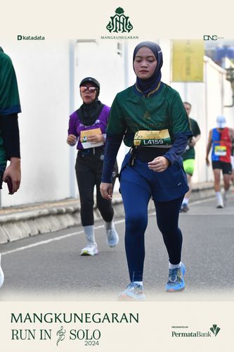 Race photo from Mangkunegaran Run 2024