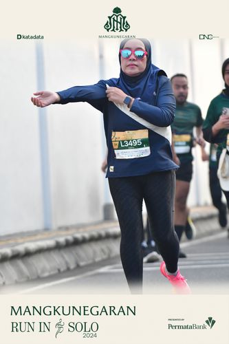 Race photo from Mangkunegaran Run 2024