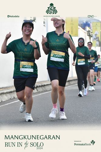Race photo from Mangkunegaran Run 2024