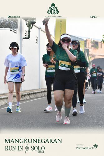 Race photo from Mangkunegaran Run 2024