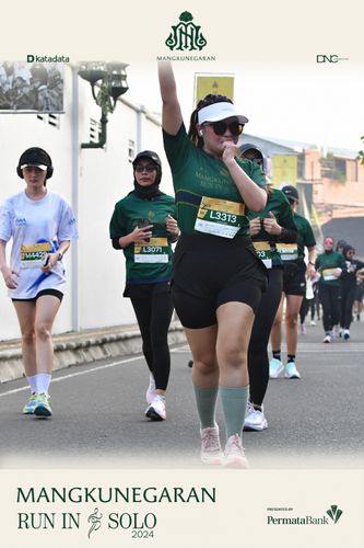 Race photo from Mangkunegaran Run 2024
