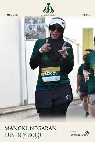 Race photo from Mangkunegaran Run 2024