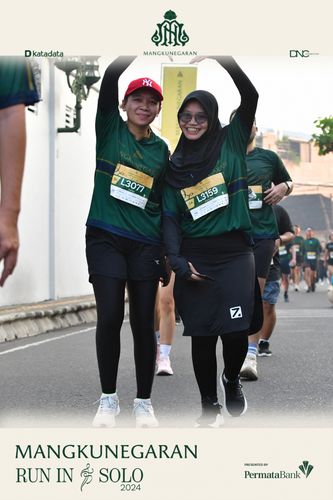 Race photo from Mangkunegaran Run 2024