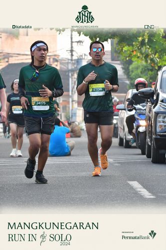 Race photo from Mangkunegaran Run 2024