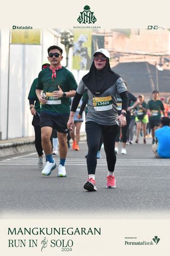 Race photo from Mangkunegaran Run 2024