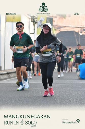 Race photo from Mangkunegaran Run 2024