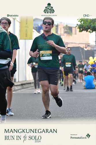 Race photo from Mangkunegaran Run 2024