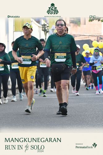 Race photo from Mangkunegaran Run 2024