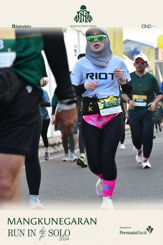 Race photo from Mangkunegaran Run 2024