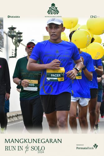 Race photo from Mangkunegaran Run 2024
