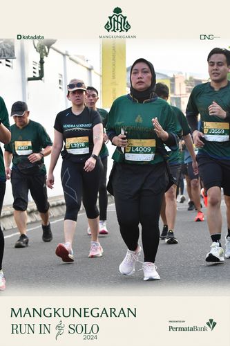Race photo from Mangkunegaran Run 2024