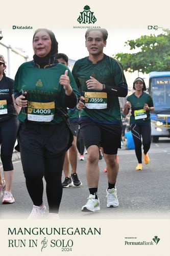 Race photo from Mangkunegaran Run 2024