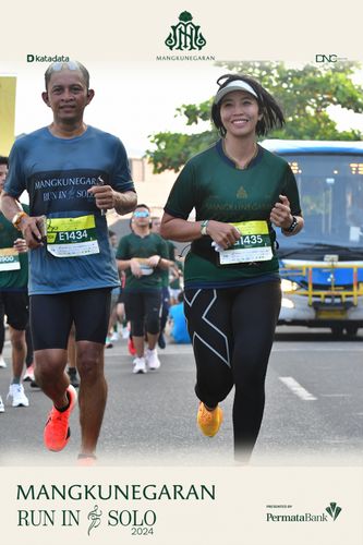 Race photo from Mangkunegaran Run 2024