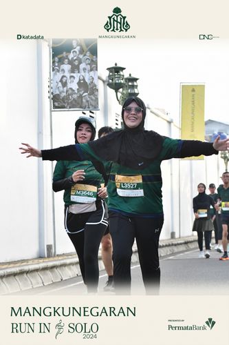 Race photo from Mangkunegaran Run 2024