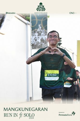Race photo from Mangkunegaran Run 2024