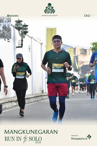 Race photo from Mangkunegaran Run 2024