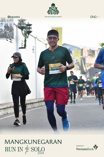 Race photo from Mangkunegaran Run 2024