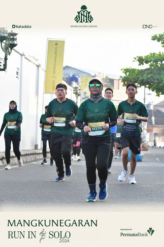 Race photo from Mangkunegaran Run 2024