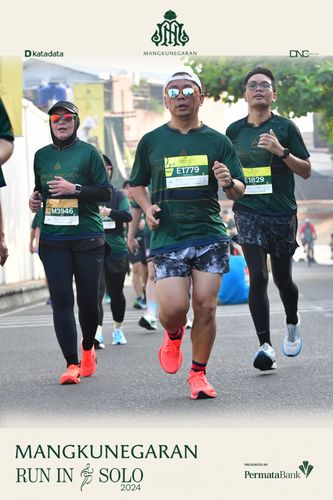 Race photo from Mangkunegaran Run 2024