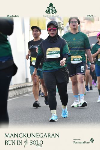 Race photo from Mangkunegaran Run 2024