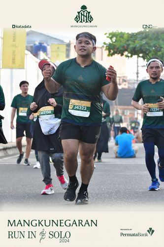 Race photo from Mangkunegaran Run 2024