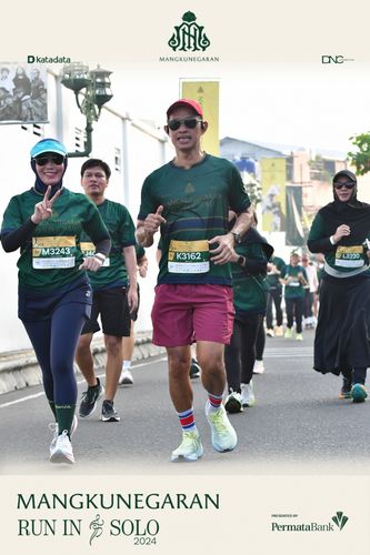 Race photo from Mangkunegaran Run 2024