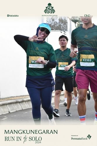 Race photo from Mangkunegaran Run 2024