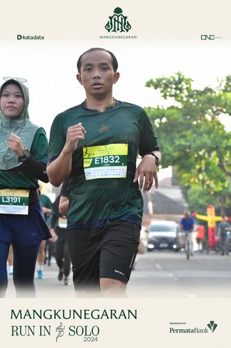 Race photo from Mangkunegaran Run 2024