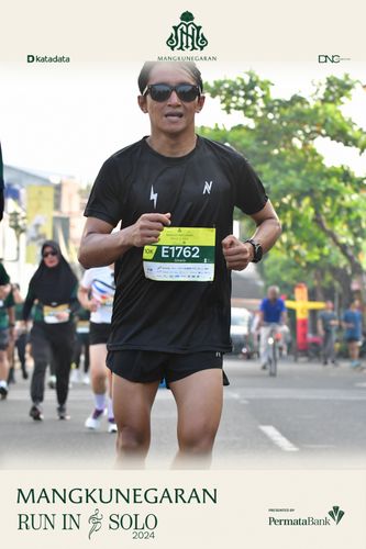 Race photo from Mangkunegaran Run 2024