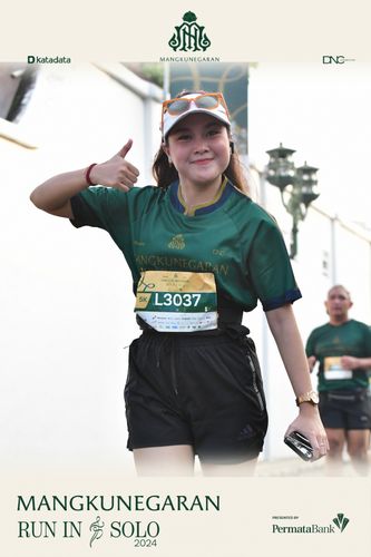 Race photo from Mangkunegaran Run 2024