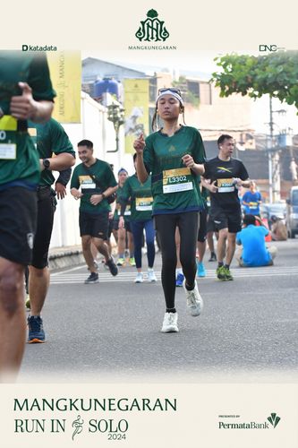 Race photo from Mangkunegaran Run 2024