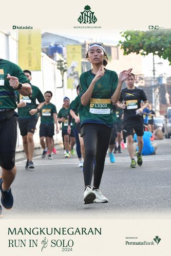 Race photo from Mangkunegaran Run 2024