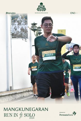 Race photo from Mangkunegaran Run 2024