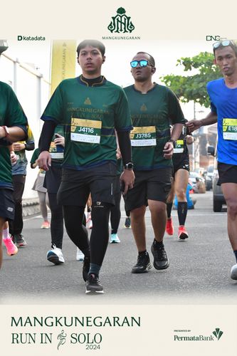 Race photo from Mangkunegaran Run 2024