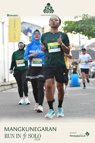 Race photo from Mangkunegaran Run 2024