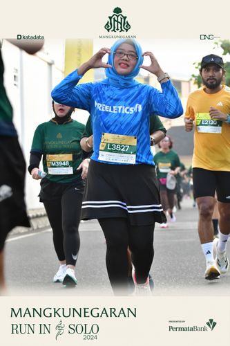 Race photo from Mangkunegaran Run 2024