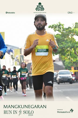 Race photo from Mangkunegaran Run 2024