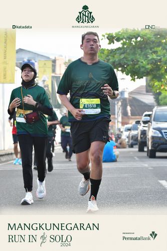 Race photo from Mangkunegaran Run 2024