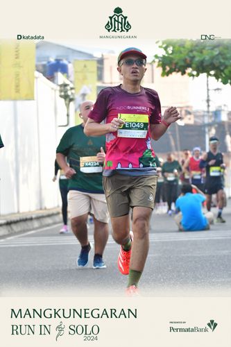 Race photo from Mangkunegaran Run 2024