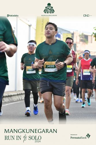 Race photo from Mangkunegaran Run 2024