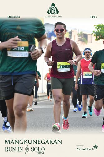 Race photo from Mangkunegaran Run 2024