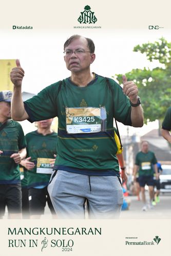 Race photo from Mangkunegaran Run 2024