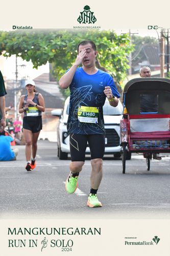 Race photo from Mangkunegaran Run 2024