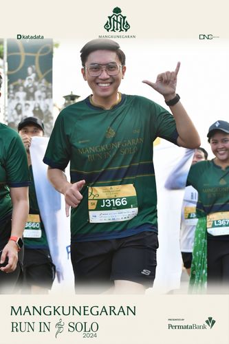 Race photo from Mangkunegaran Run 2024