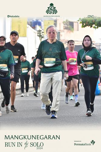 Race photo from Mangkunegaran Run 2024