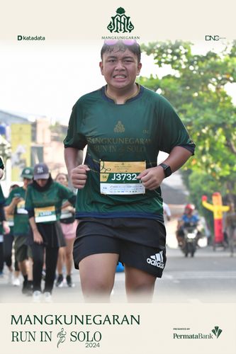Race photo from Mangkunegaran Run 2024