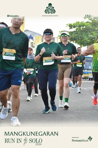 Race photo from Mangkunegaran Run 2024