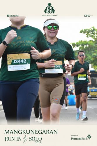 Race photo from Mangkunegaran Run 2024