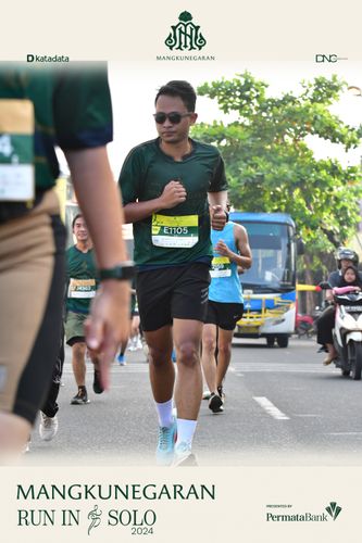 Race photo from Mangkunegaran Run 2024
