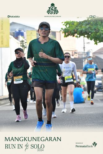 Race photo from Mangkunegaran Run 2024